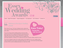 Tablet Screenshot of essexweddingawards.co.uk